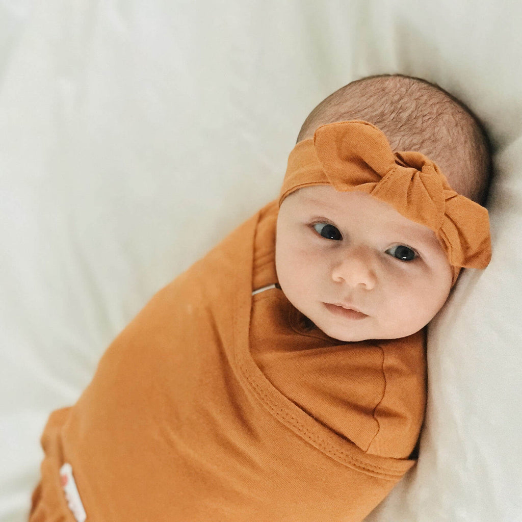 Headband and Long Sleeve Swaddle Sack Bundle