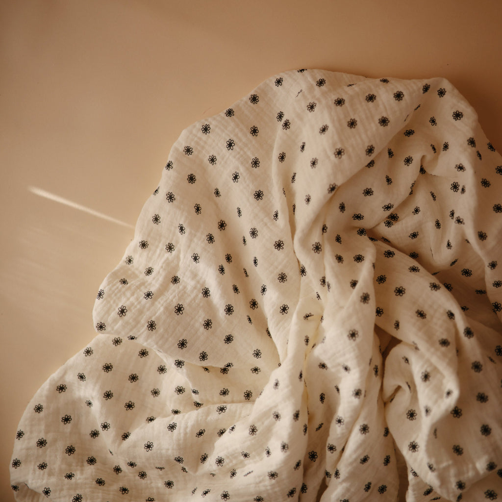 Organic Cotton Muslin Swaddle Blanket