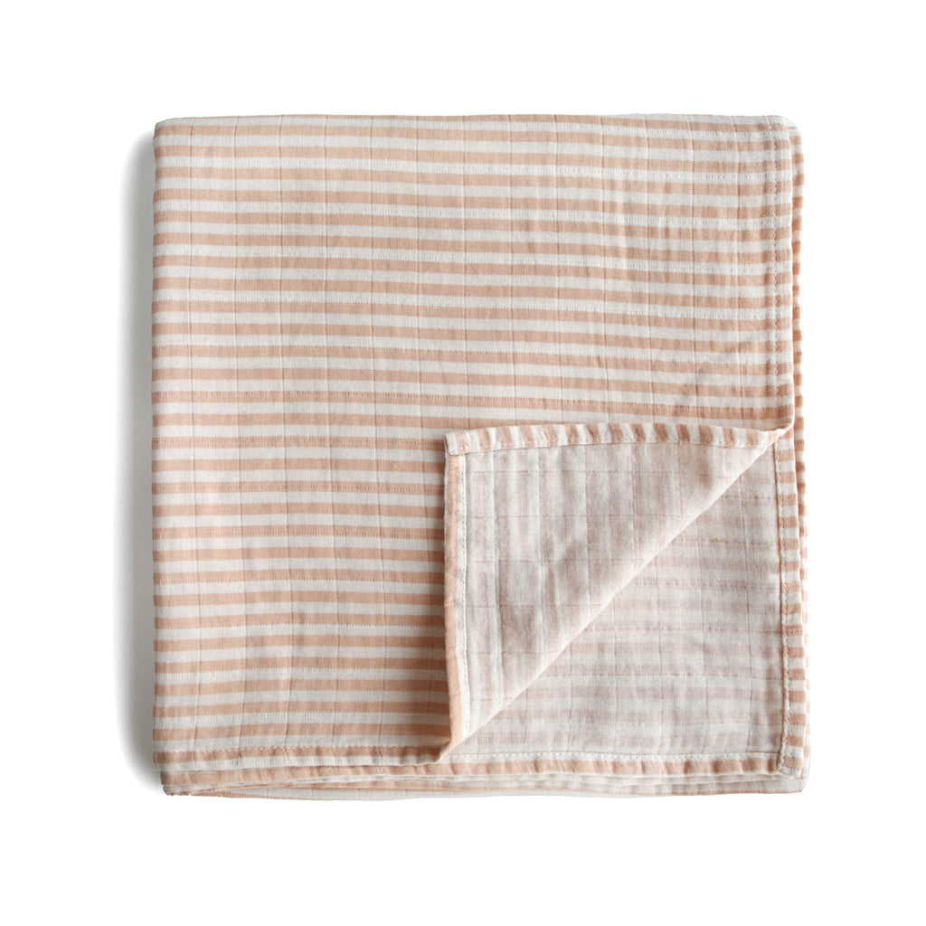 Organic Cotton Muslin Swaddle Blanket