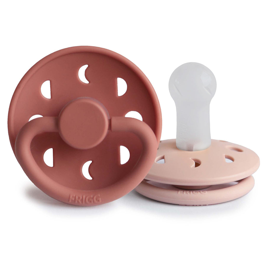 FRIGG Moon Silicone Pacifier 2-Pack