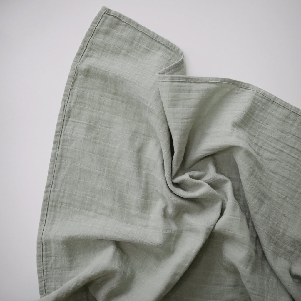 Organic Cotton Muslin Swaddle Blanket