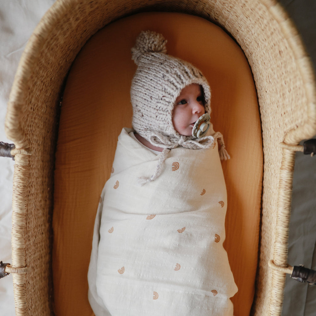 Organic Cotton Muslin Swaddle Blanket