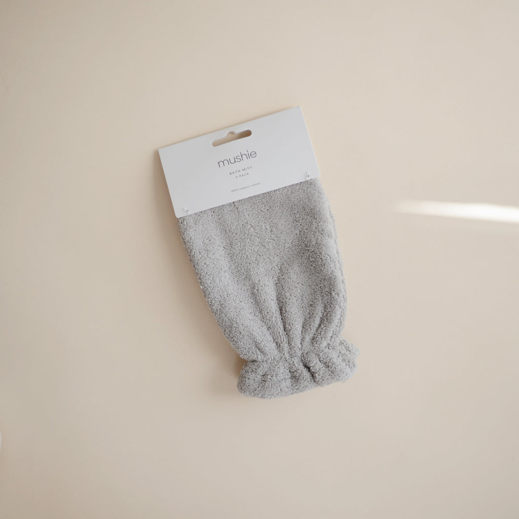 Organic Cotton Bath Mitt 2-Pack