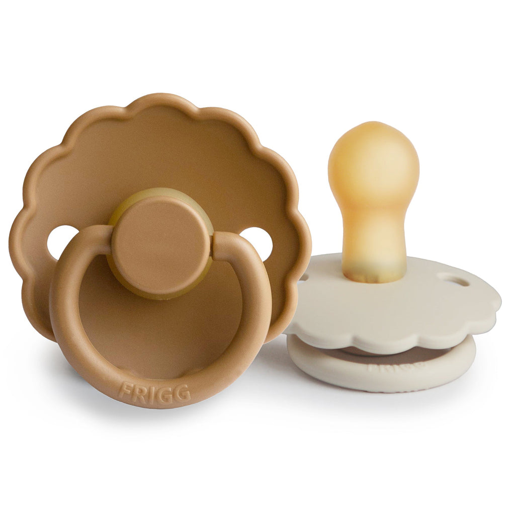 FRIGG Daisy Natural Rubber Pacifier 2-Pack