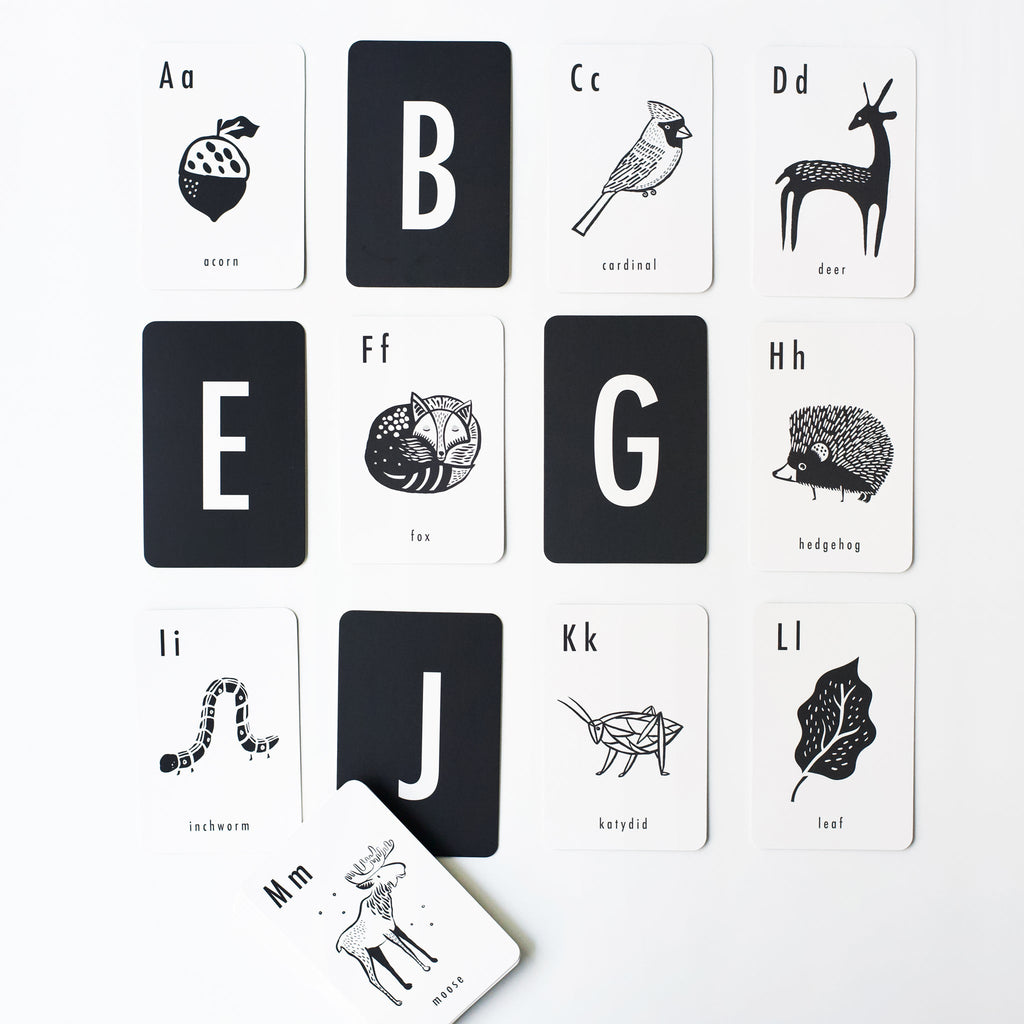 Woodland Alphabet Cards New